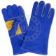 Long Cow Split Leather / Heat Resistant Industry Hand Protection / Thermal Welding Safety Gloves
